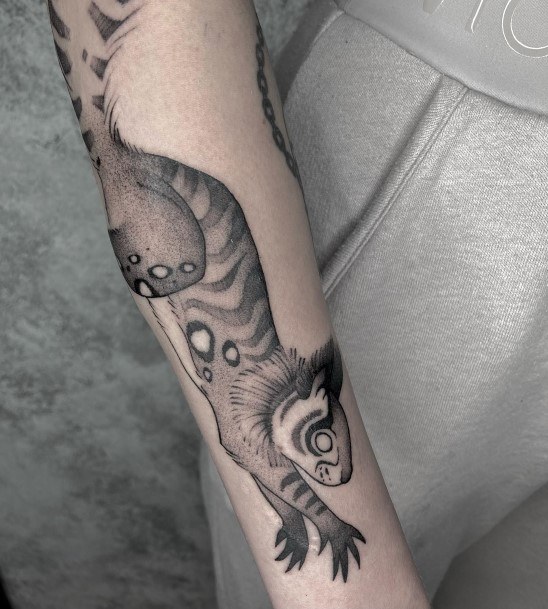 Ravishing Squirrel Tattoo On Female