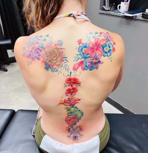 Ravishing Succulent Tattoo On Female