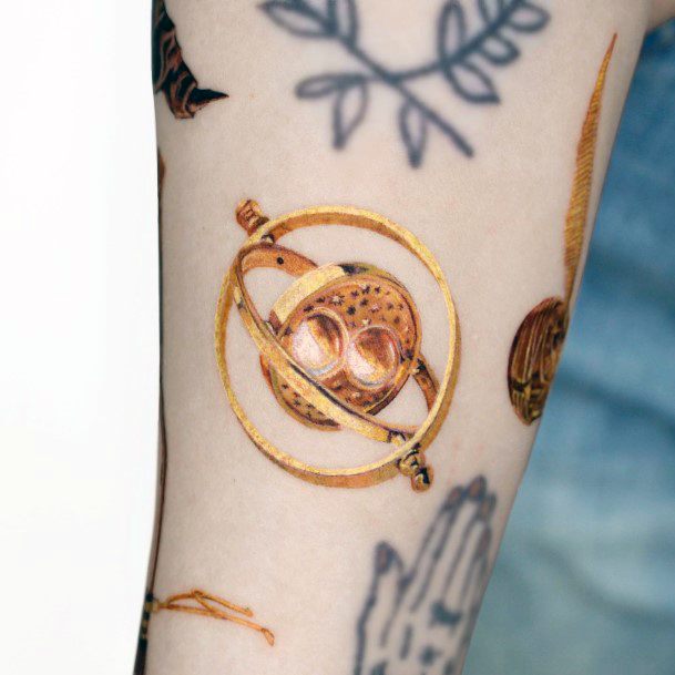 Ravishing Time Turner Tattoo On Female