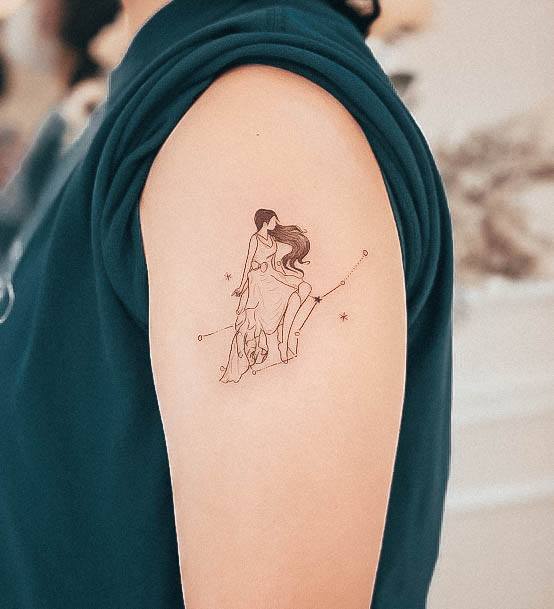 Ravishing Virgo Tattoo On Female