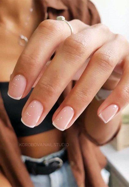 Raw Natural Nail Ideas For Women