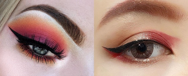 Top 50 Best Red And Brown Eyeshadow Ideas For Women – Autumn Makeup