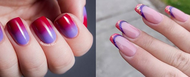 Top 100 Best Red And Purple Nails For Women – Manicure Ideas