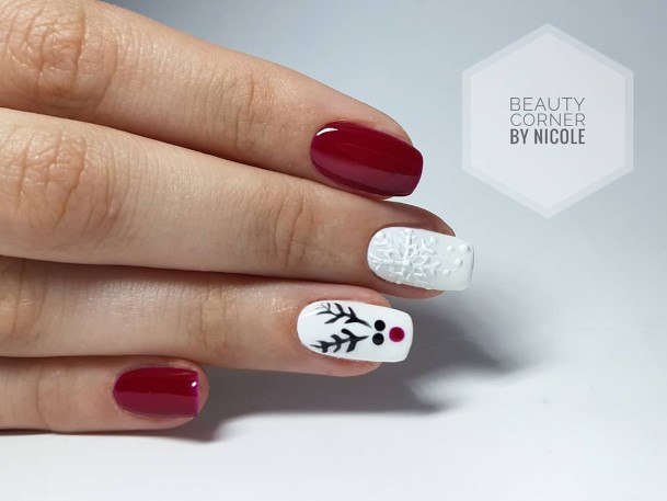 Red And White Nail Design Inspiration For Women