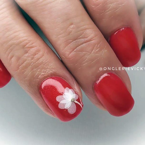 Red Dressic Womens Red Dress Nail Designs