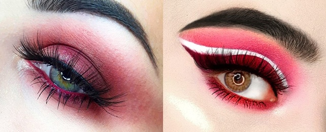 Top 50 Best Red Eyeshadow Ideas For Women – Obsession Designs