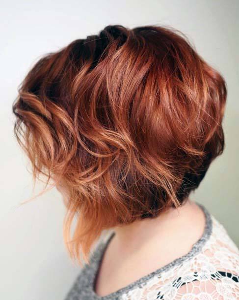 Red Hair Nice Pretty Rounded Hairstyle Ideas For Stylish Girls