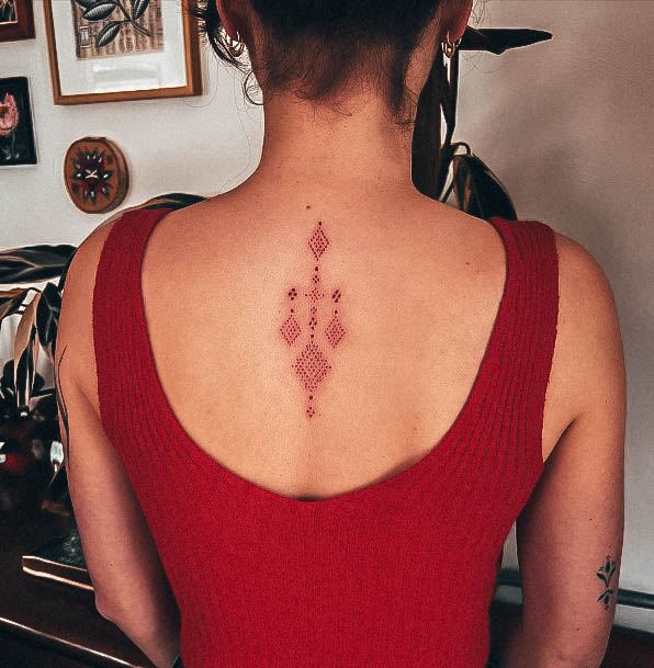 Red Ink Tattoos Feminine Ideas