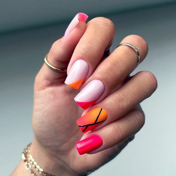 Red Summer Nail Design Inspiration For Women