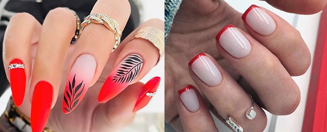 Top 100 Best Red Summer Nails For Women – Hot Fingernail Ideas