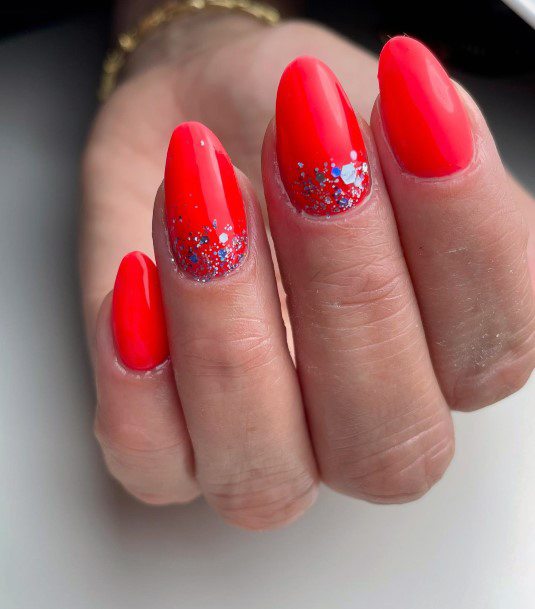 Red Summer Womens Nail Designs