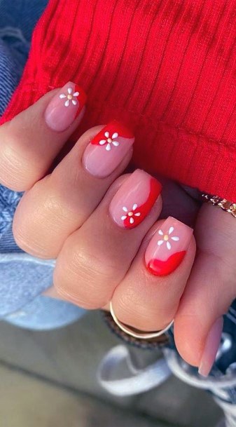 Red Summer Womens Nails