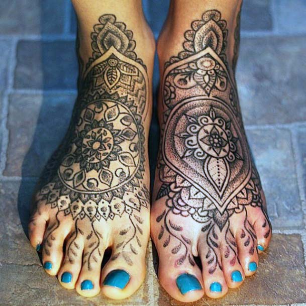 Remarkable Tattoo On Womens Foot