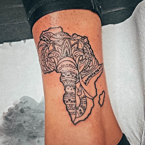 Remarkable Womens Africa Tattoo Ideas