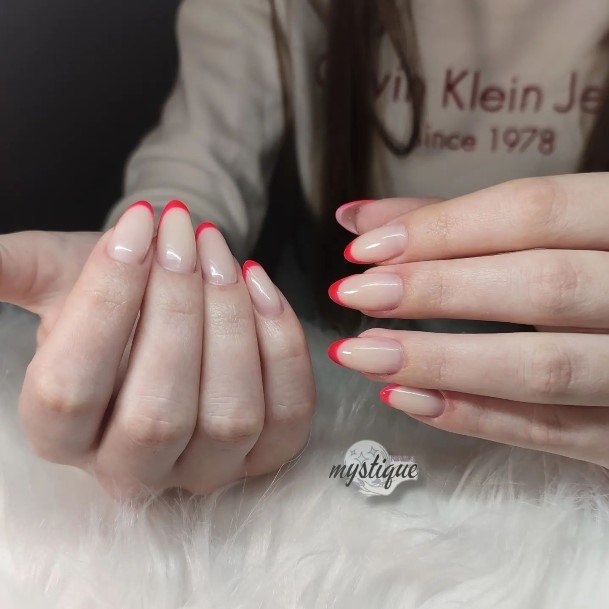 Remarkable Womens Almond French Nail Ideas