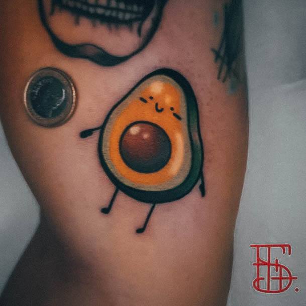 Remarkable Womens Avocado Tattoo Ideas