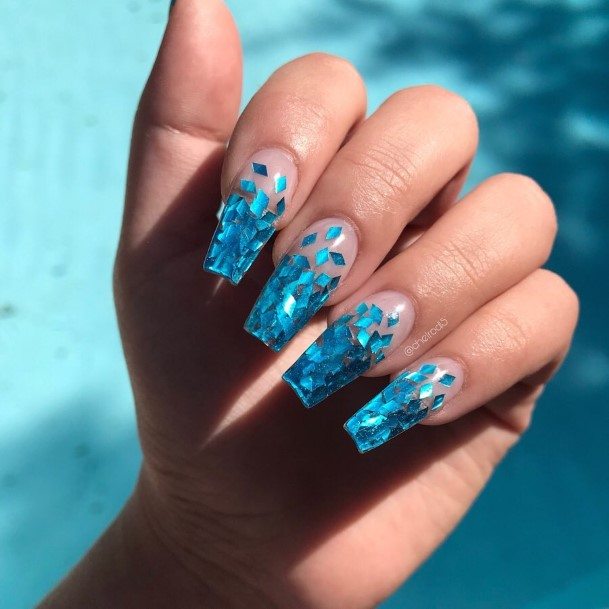 Remarkable Womens Azure Nail Ideas