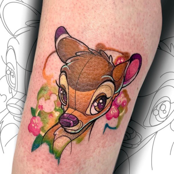 Remarkable Womens Bambi Tattoo Ideas