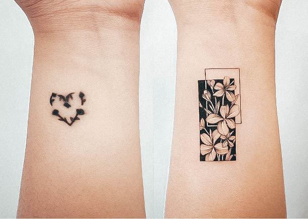 Remarkable Womens Black And White Tattoo Ideas