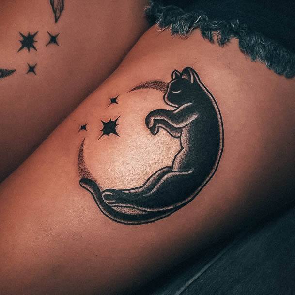 Remarkable Womens Black Cat Tattoo Ideas