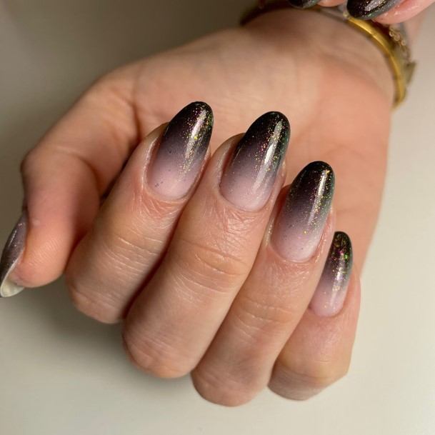 Remarkable Womens Black Ombre Nail Ideas