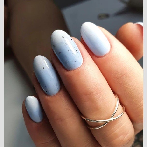 Remarkable Womens Blue Ombre Nail Ideas