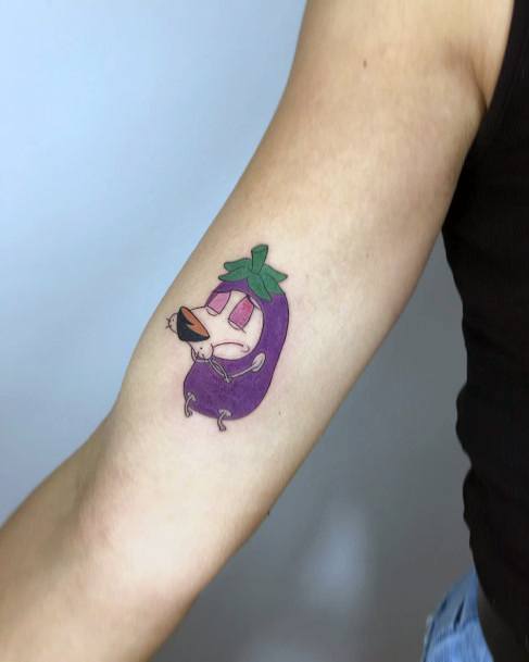 Remarkable Womens Courage The Cowardly Dog Tattoo Ideas
