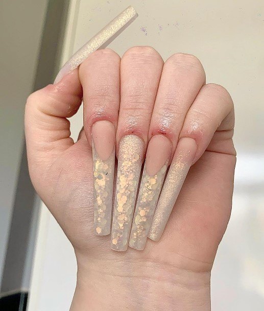 Remarkable Womens Cream Nail Ideas