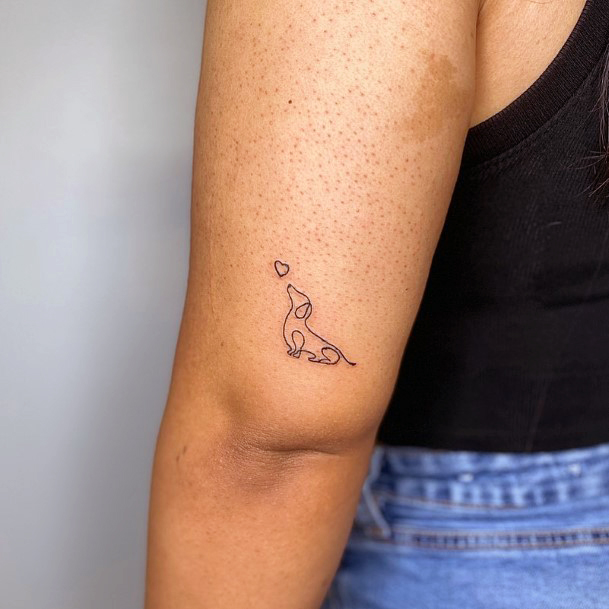 Remarkable Womens Dachshund Tattoo Ideas