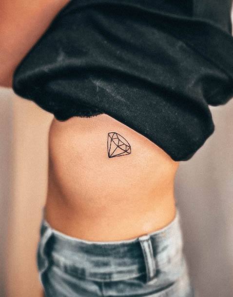 Remarkable Womens Diamond Tattoo Ideas