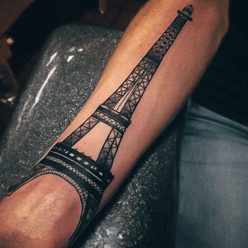 Remarkable Womens Eiffel Tower Tattoo Ideas