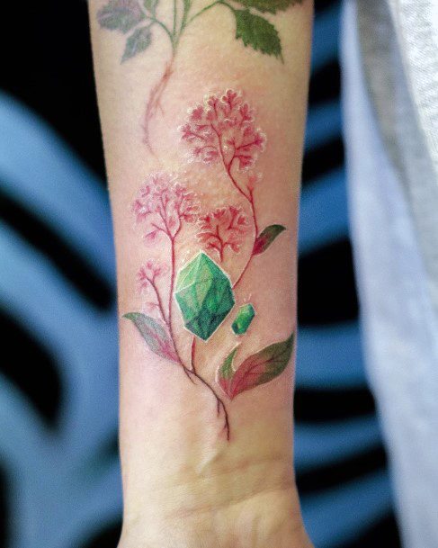 Remarkable Womens Emerald Tattoo Ideas