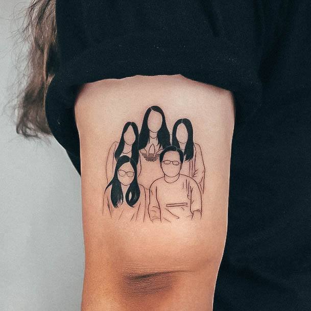 Remarkable Womens Family Tattoo Ideas