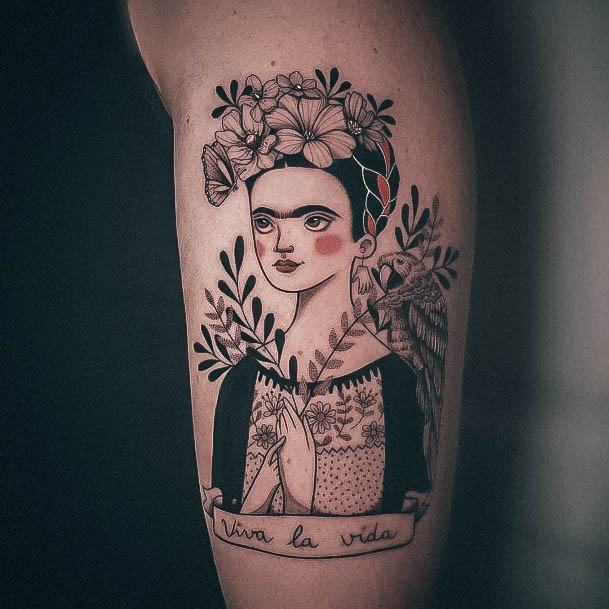 Remarkable Womens Frida Tattoo Ideas