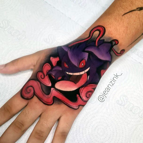 Remarkable Womens Gengar Tattoo Ideas