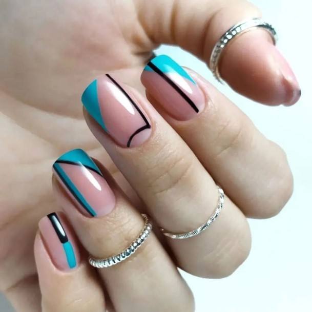 Remarkable Womens Geometric Nail Ideas