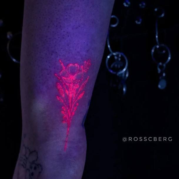 Top 100 Best Glow In The Dark Tattoos For Women - UV Ink Design Ideas