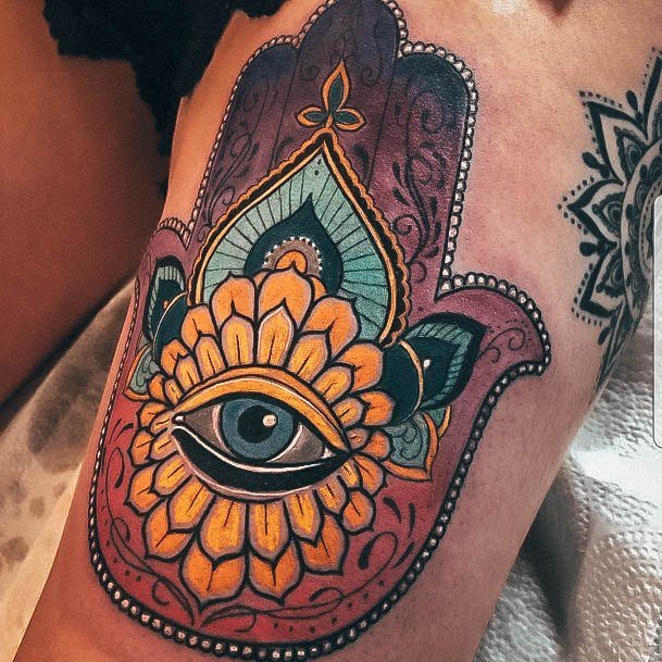 Remarkable Womens Hamsa Tattoo Ideas