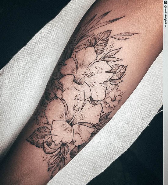 Remarkable Womens Hibiscus Tattoo Ideas