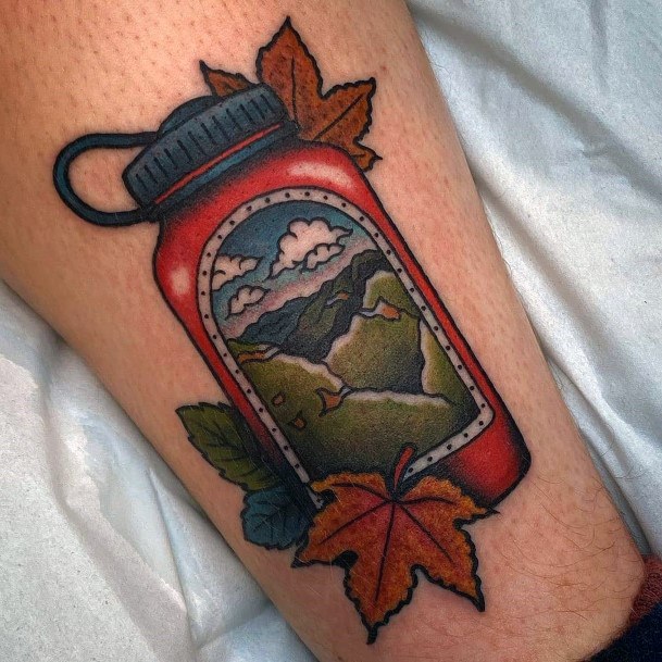 Remarkable Womens Hiking Tattoo Ideas