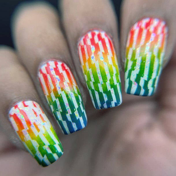 Remarkable Womens Holographic Nail Ideas