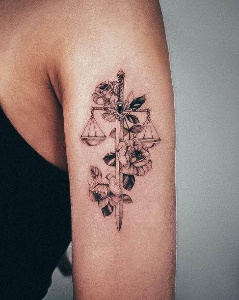 Remarkable Womens Libra Tattoo Ideas