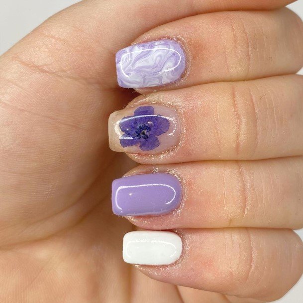 Remarkable Womens Lilac Nail Ideas