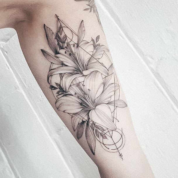 Remarkable Womens Lily Tattoo Ideas