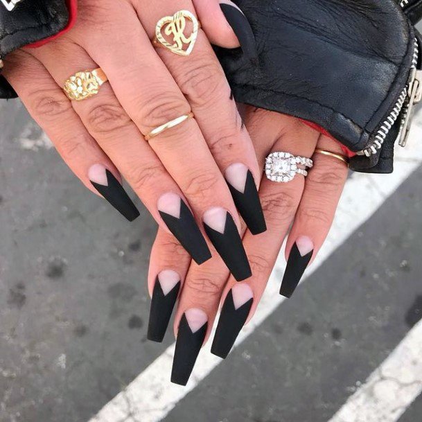 Remarkable Womens Long French Nail Ideas
