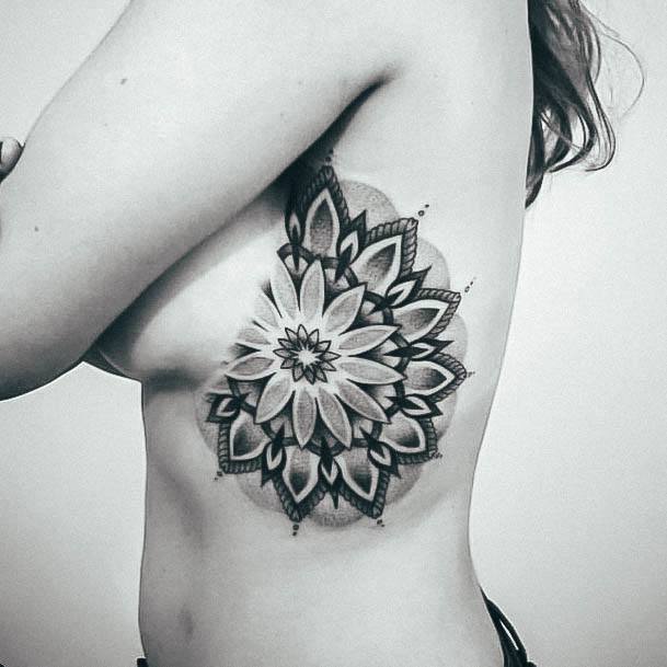 Remarkable Womens Mandala Tattoo Ideas Side Boob