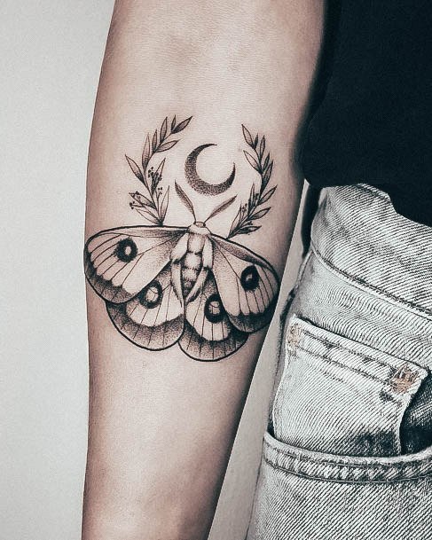 Remarkable Womens Moth Tattoo Ideas