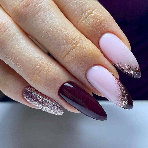 Remarkable Womens Nail Designs Glitter Ideas