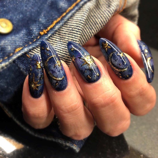 Remarkable Womens New Moon Nail Ideas