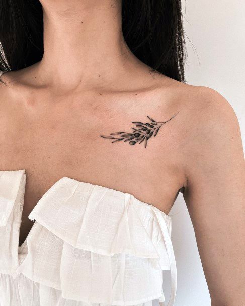 Remarkable Womens Olive Branch Tattoo Ideas
